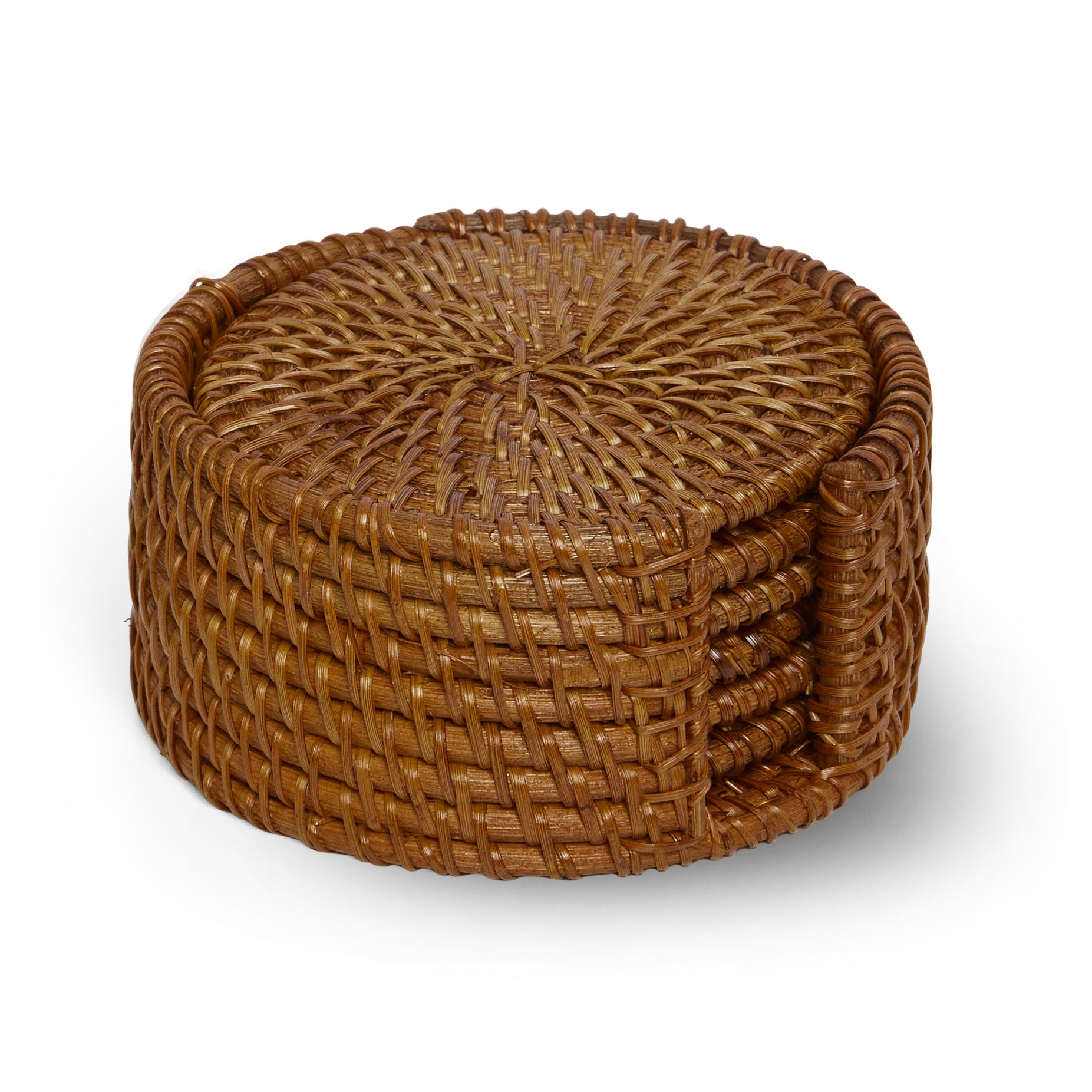 Rattan Coasters, Set of 6