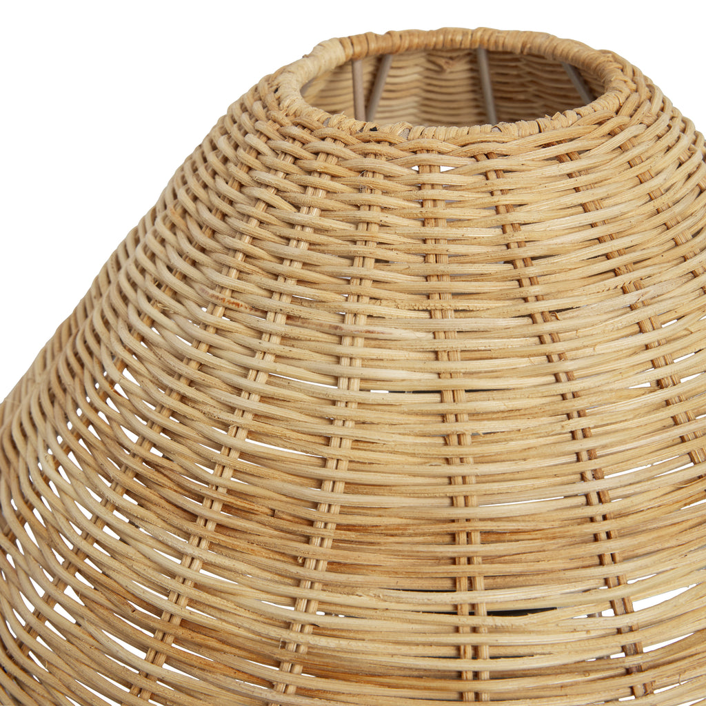 Rattan Cone Lampshade 35cm