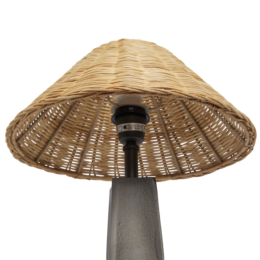 Rattan Cone Lampshade 35cm