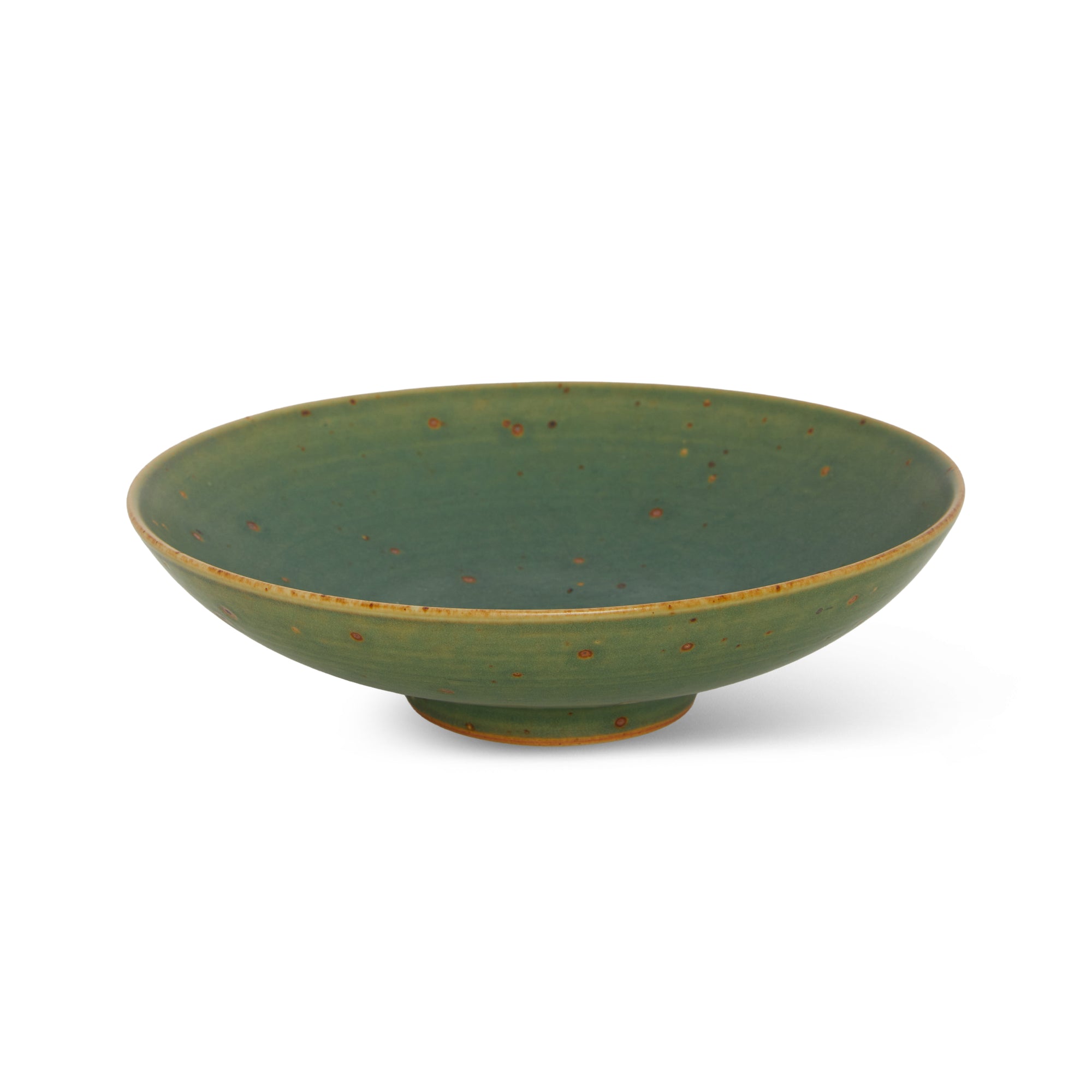 Lushan Ceramic Shallow Bowl