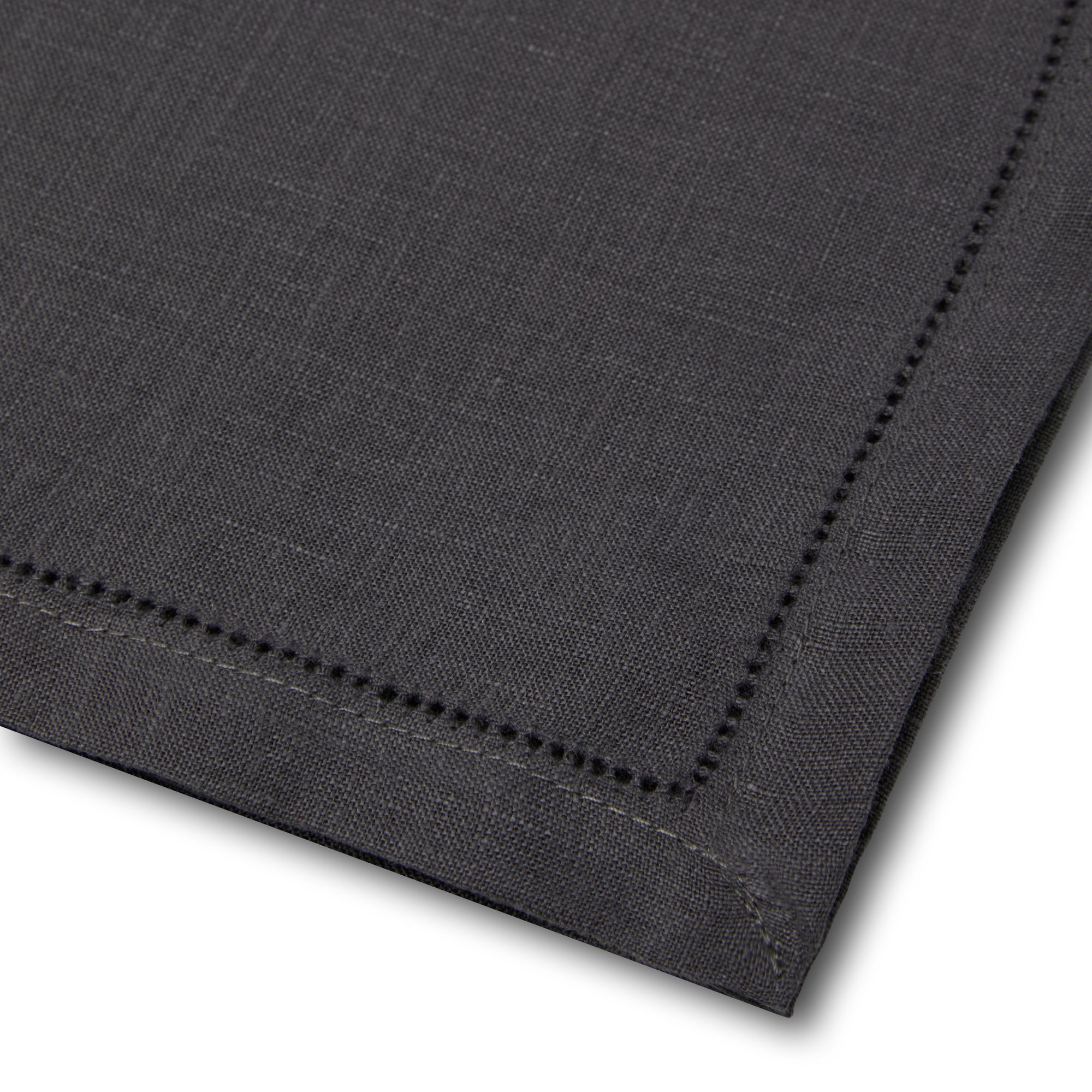 Slate Hemstitch Napkin, Set of 4