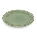 Celadon Plate Carved Edge Kanok - Baan Celadon