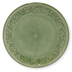 Celadon Plate Carved Edge Kanok - Baan Celadon