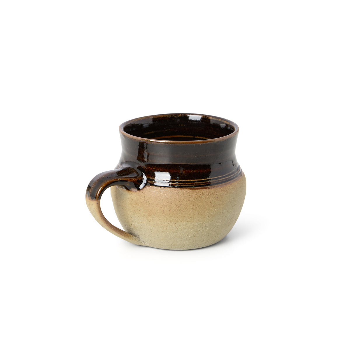 Wood-Fired Tenmoku Rim Coffee Mug - Winchcombe Pottery