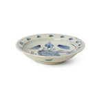 Porcelain Chinoiserie Lily Motif Plate
