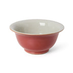 Chinese Red Crackle Glaze Ceramic Bowl