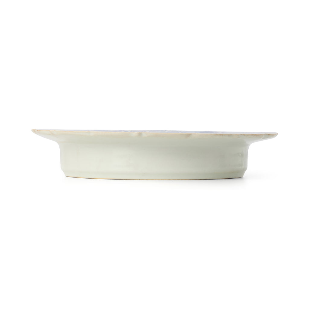 Blue and White Lion Motif Plate