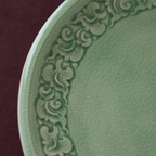 Celadon Plate Carved Edge Kanok - Baan Celadon