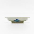 Porcelain Chinoiserie Lily Motif Plate