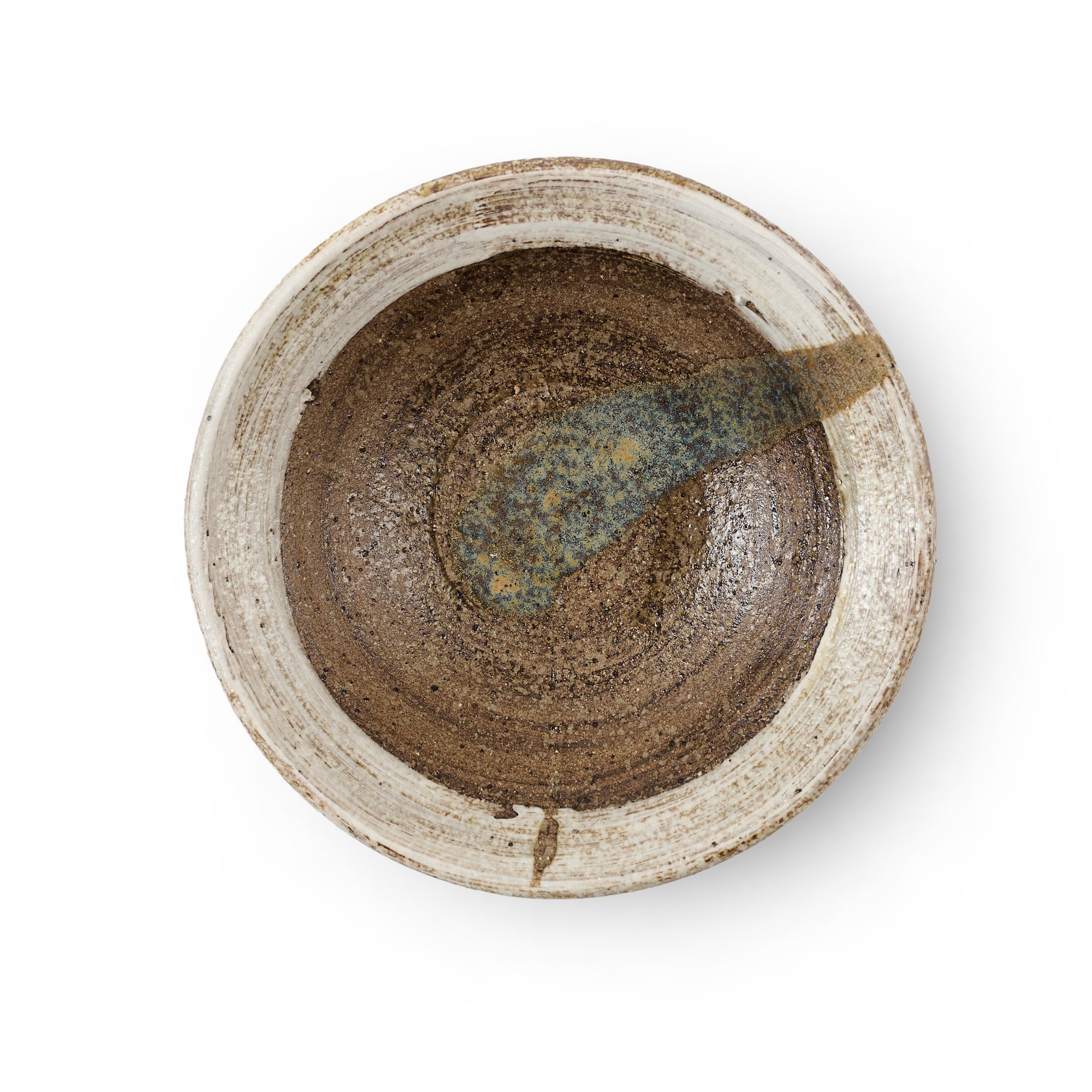 Stoneware Bowl with Glazed Detailing - Shu Na Law