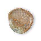 Earth-Toned Stoneware Plate with Textured Glaze - Shu Na Law