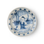 Porcelain Chinoiserie Man Motif Plate