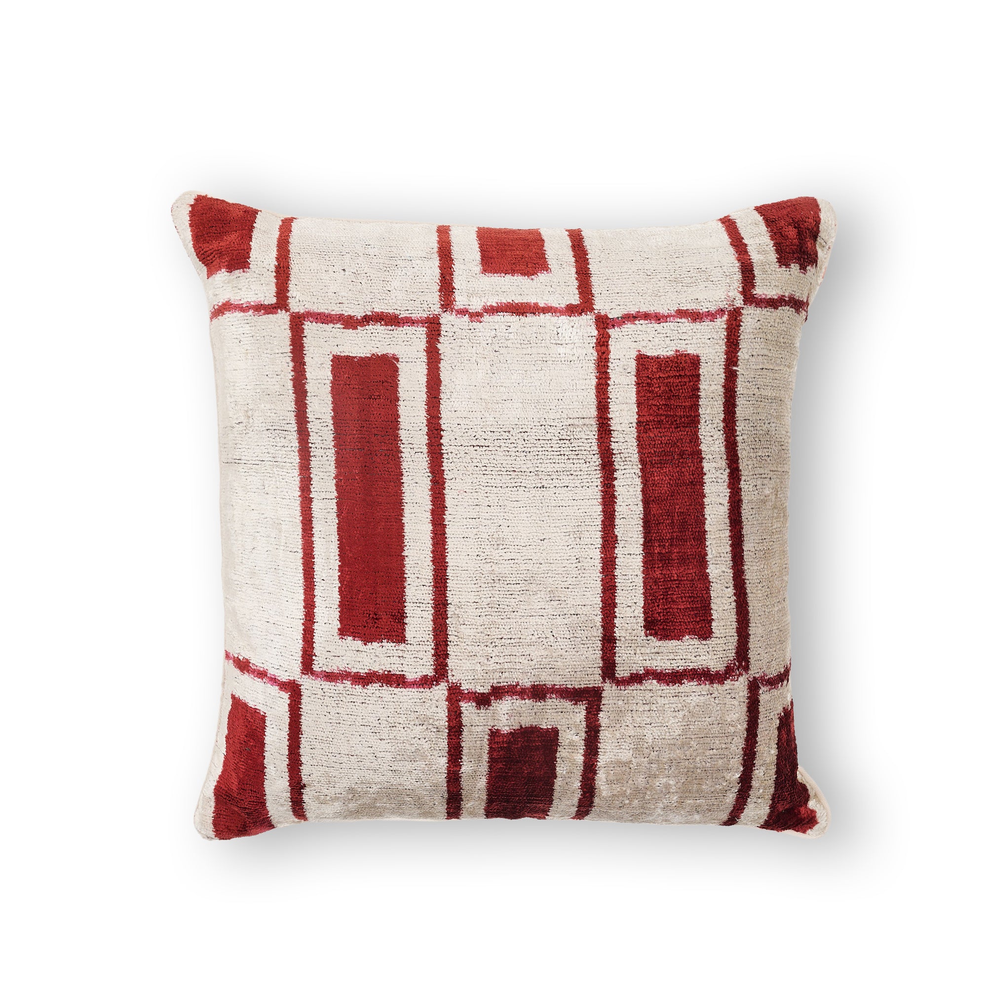 Ephesus Velvet Ikat Cushion Cover