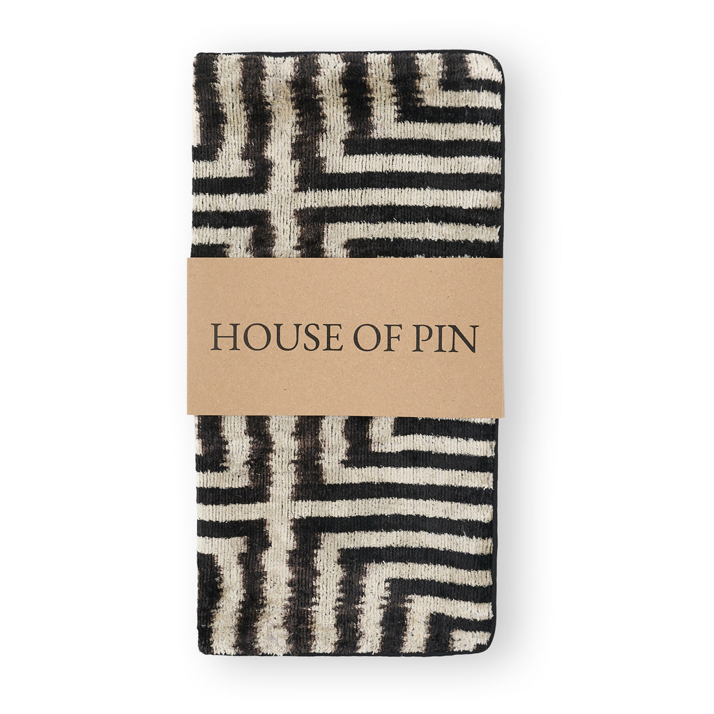 Tas Velvet Ikat Cushion