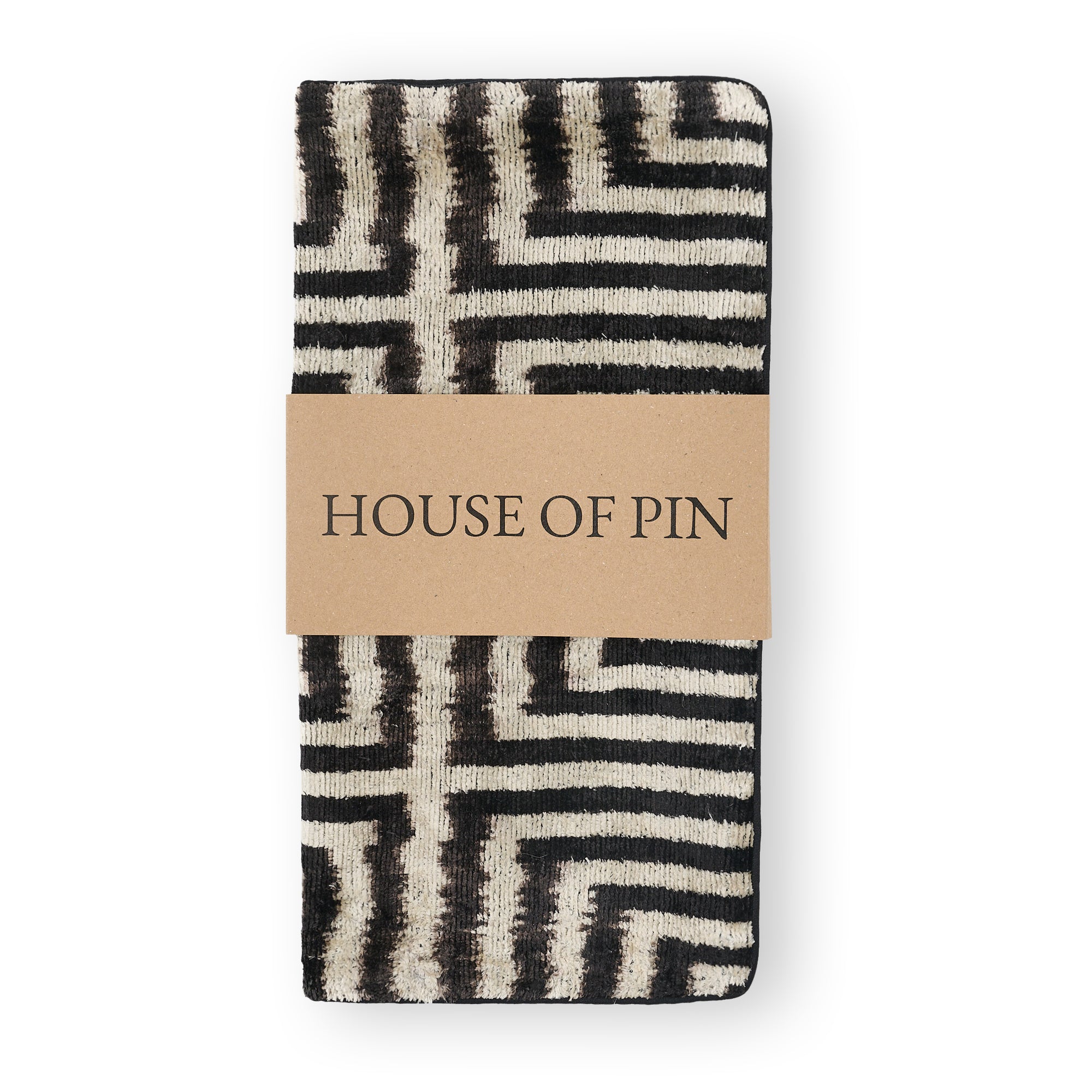 Tas Velvet Ikat Cushion Cover