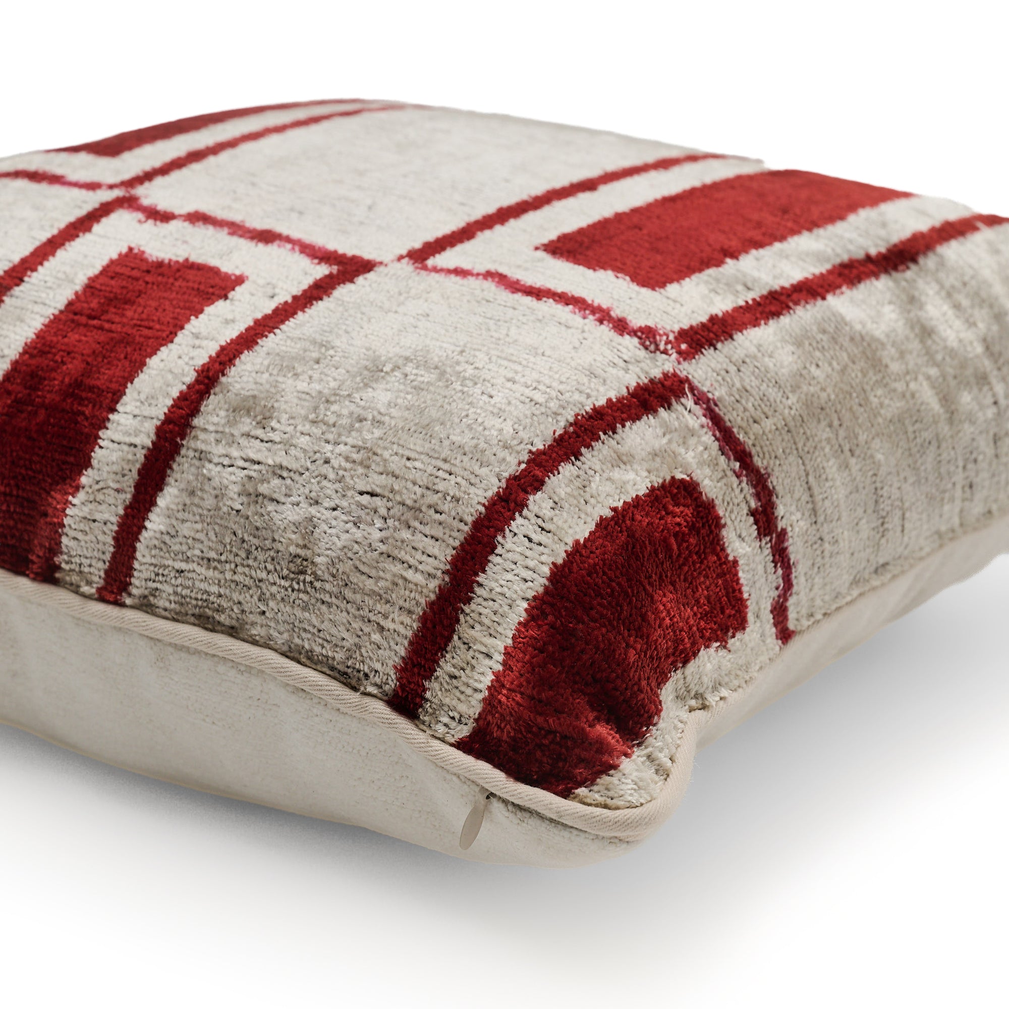 Ephesus Velvet Ikat Cushion Cover