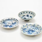 Porcelain Chinoiserie Fish Motif Plate