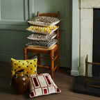 Ephesus Velvet Ikat Cushion